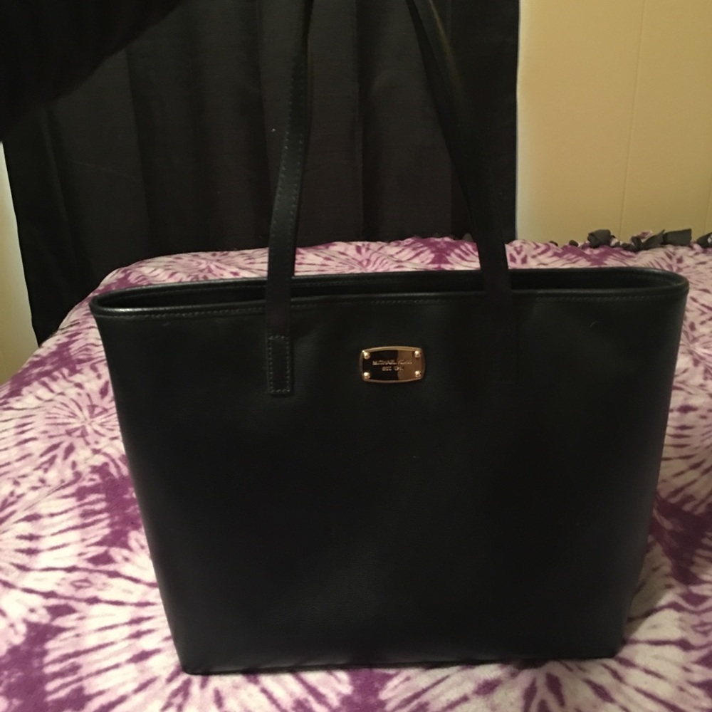 Black Leather Michael Kors Tote *Brand New*